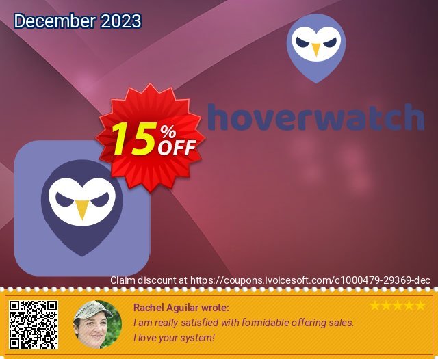 Hoverwatch Professional überraschend Beförderung Bildschirmfoto