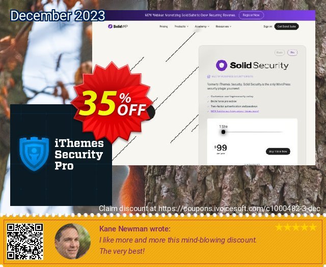 iThemes Security Pro discount 35% OFF, 2022 Talk Like a Pirate Day sales. 10% OFF iThemes Security Pro, verified