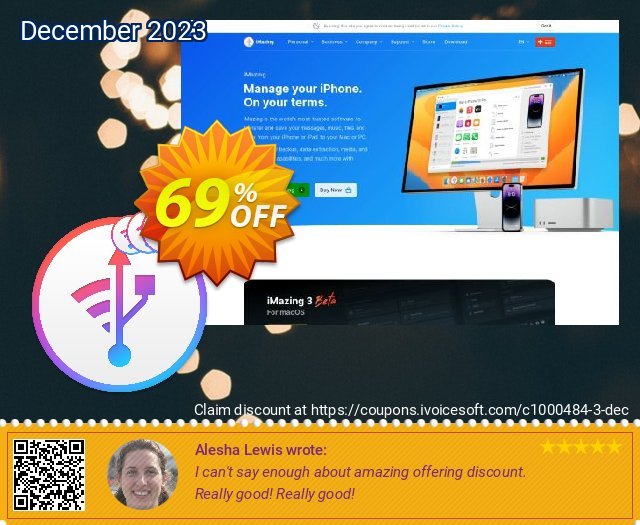 iMazing 2 Family fantastisch Verkaufsförderung Bildschirmfoto