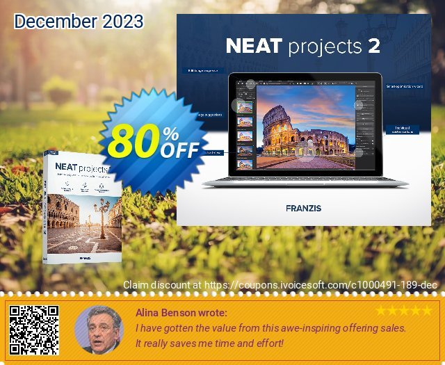 NEAT projects 2 discount 80% OFF, 2022 Columbus Day promo. 80% OFF NEAT projects 2, verified