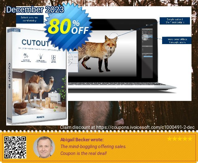 CutOut 10 惊人的 产品销售 软件截图