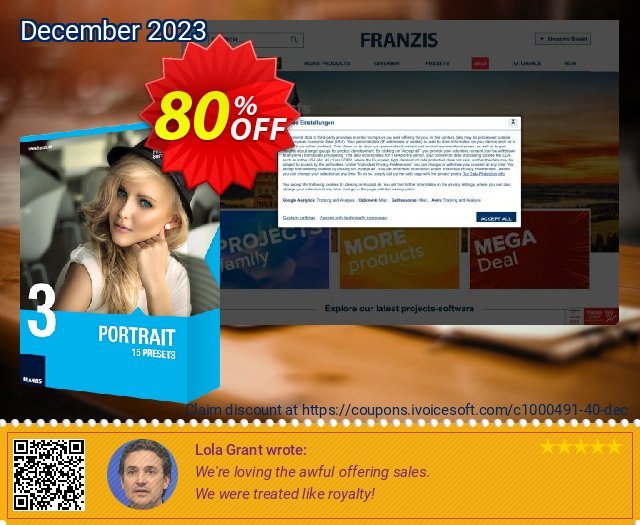 Franzis HDR Preset Collection #3 luar biasa baiknya penawaran deals Screenshot