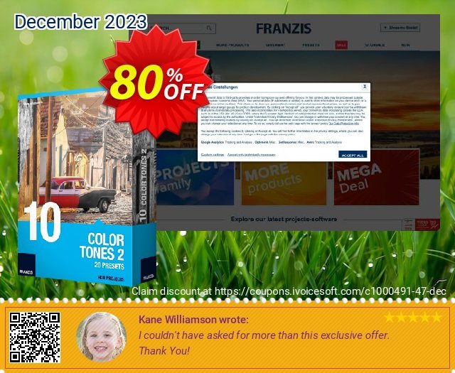 Franzis HDR Preset Collection #10 discount 80% OFF, 2024 Easter Day offering sales. 15% OFF Franzis Preset Collection #10, verified