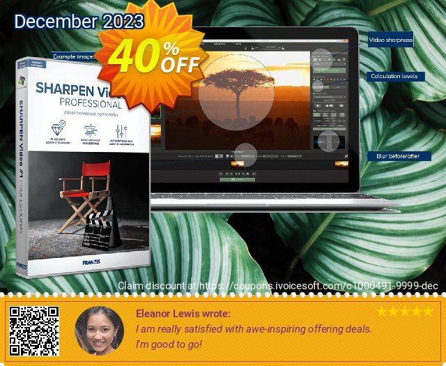 SHARPEN Video #1 professional discount 40% OFF, 2024 World Backup Day offering sales. 40% OFF SHARPEN Video #1 professional, verified