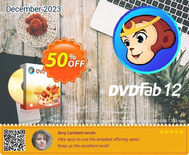 DVDFab DVD Ripper for Mac discount 50% OFF, 2024 Carnival Season offering sales. 50% OFF DVDFab DVD Ripper for Mac, verified