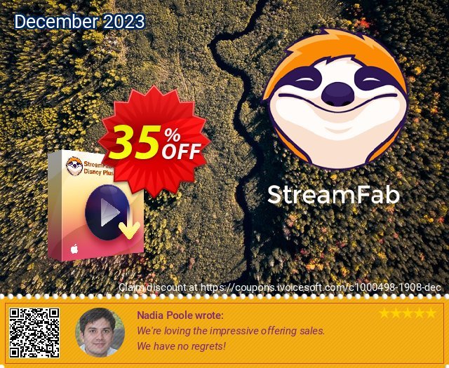 StreamFab Disney Plus Downloader for MAC 令人敬畏的 产品销售 软件截图
