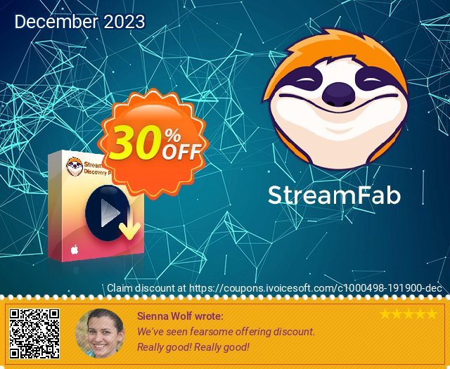 StreamFab Discovery Plus Downloader for MAC (1 Month) menakuntukan penawaran sales Screenshot