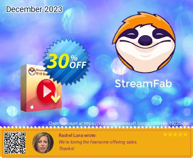 StreamFab R18 Downloader for MAC Lieftime 美妙的 折扣码 软件截图