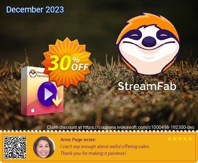 StreamFab Funimation Downloader PRO for MAC (1 Month) discount 30% OFF, 2024 Mother's Day discounts. 30% OFF StreamFab Funimation Downloader PRO for MAC (1 Month), verified