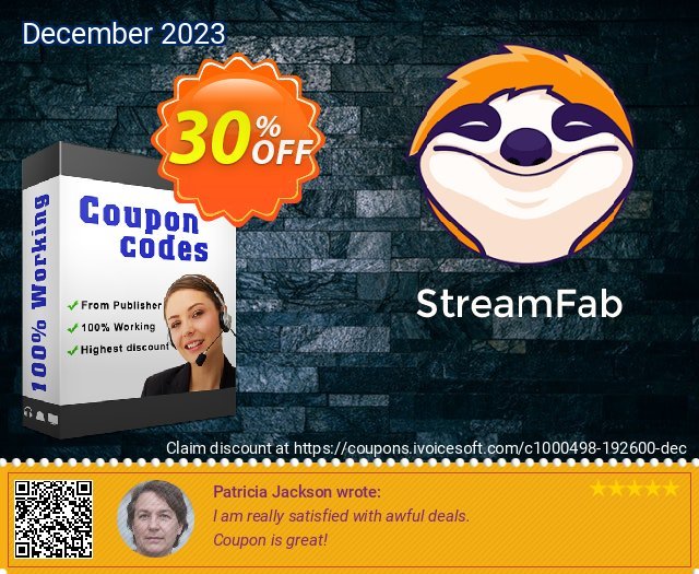 StreamFab Rakuten Downloader PRO for MAC (1 Year) discount 30% OFF, 2024 Mother's Day offering sales. 30% OFF StreamFab Rakuten Downloader PRO for MAC (1 Year), verified