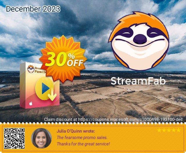 StreamFab Paravi PRO for MAC (1 Year) 惊人的 折扣 软件截图