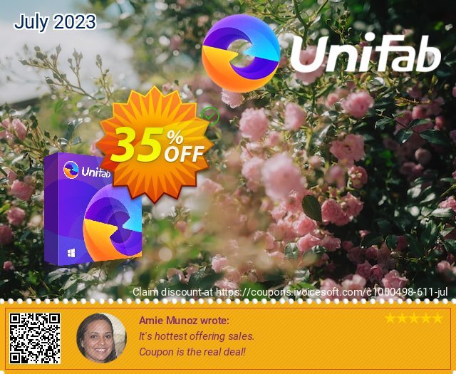 UniFab Standard ausschließenden Preisnachlass Bildschirmfoto
