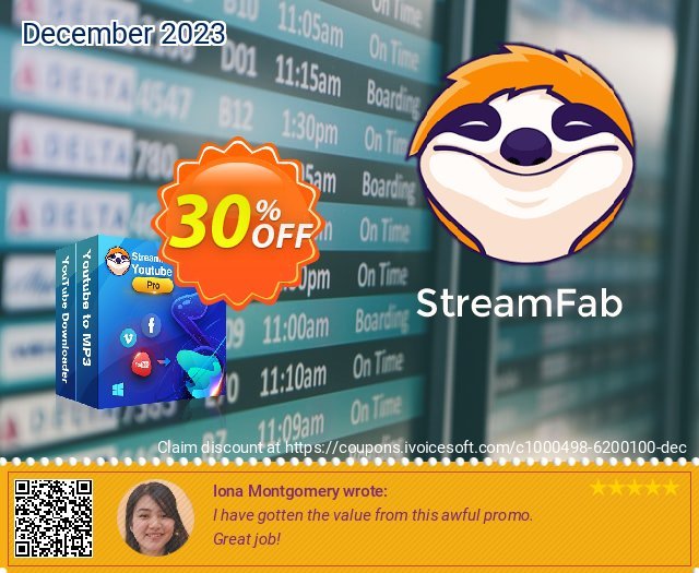 StreamFab YouTube Downloader PRO (1 Month) discount 30% OFF, 2024 World Heritage Day sales. 30% OFF StreamFab YouTube Downloader PRO (1 Month), verified