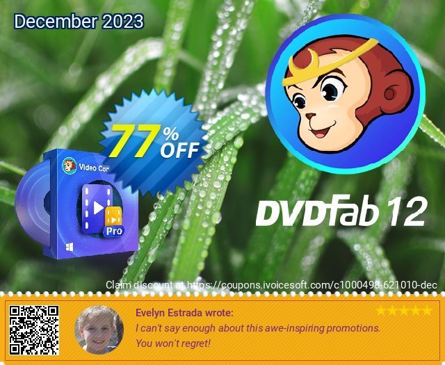 DVDFab Video Converter PRO discount 77% OFF, 2023 Valentines Day promo. 77% OFF DVDFab Video Converter PRO, verified