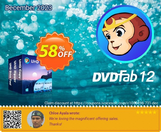 DVDFab UHD Suite discount 58% OFF, 2023  Lover's Day promotions. 50% OFF DVDFab UHD Suite, verified