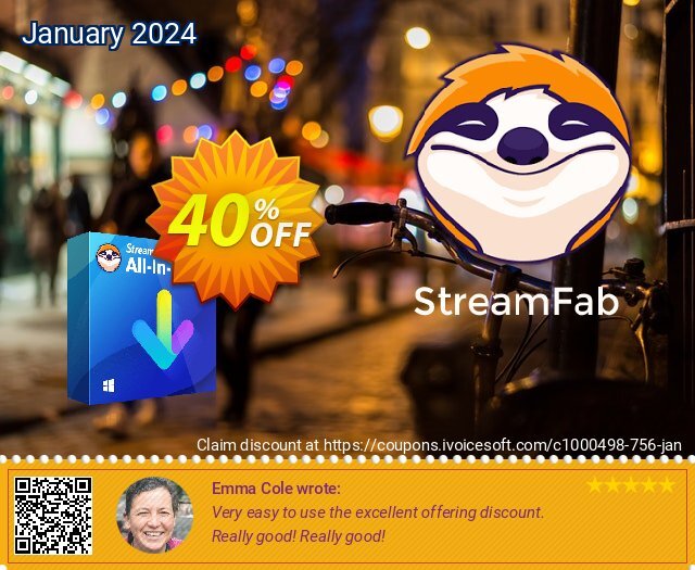 StreamFab All-In-One discount 40% OFF, 2023 Halloween offering sales. 50% OFF DVDFab Downloader All-In-One, verified