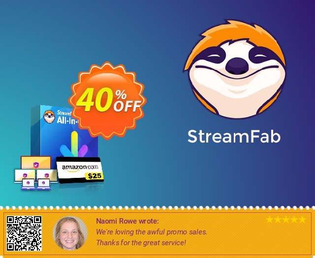 StreamFab All-In-One discount 40% OFF, 2024 April Fools' Day promo sales. 50% OFF DVDFab Downloader All-In-One, verified