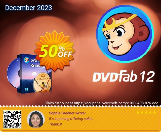 DVDFab DVD Cinavia Removal discount 50% OFF, 2022 Oceans Month discount. 50% OFF DVDFab DVD Cinavia Removal, verified
