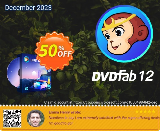 DVDFab UHD Drive Tool discount 50% OFF, 2023 Library Lovers Month offering sales. 50% OFF DVDFab UHD Drive Tool, verified