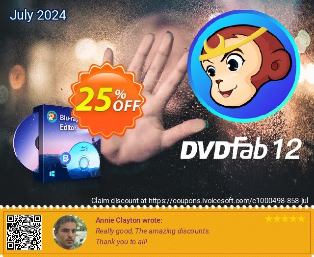 DVDFab Blu-ray After Editor Spesial kode voucher Screenshot