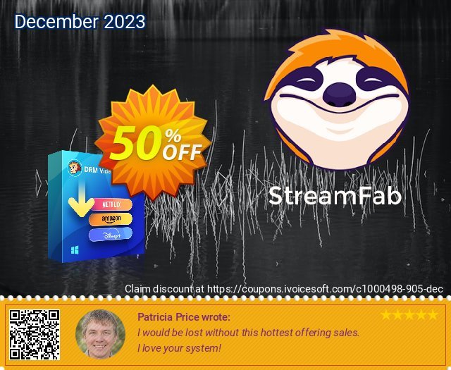 StreamFab DRM Video Downloader discount 50% OFF, 2022 World Photo Day promo. 50% OFF DVDFab DRM Video Downloader, verified