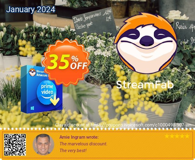 StreamFab Amazon Downloader discount 35% OFF, 2022 Grandparents Day offering sales. 35% OFF StreamFab Amazon Downloader, verified