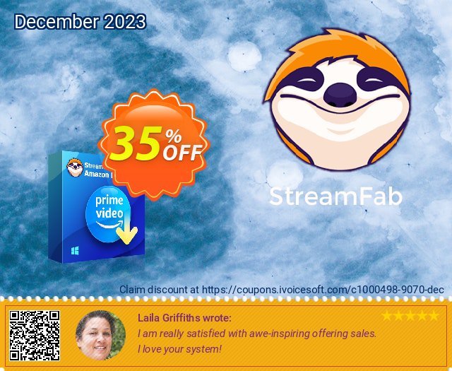 StreamFab Amazon Downloader Lifetime License tersendiri promo Screenshot