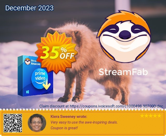 StreamFab Amazon Downloader (1 Year License) discount 35% OFF, 2024 World Heritage Day offering sales. 35% OFF StreamFab Amazon Downloader 1 Year License, verified