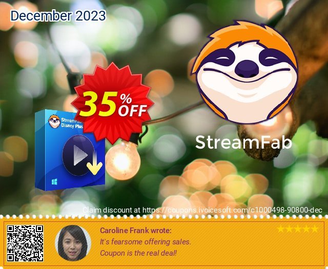 StreamFab Disney Plus Downloader (1 Month) discount 35% OFF, 2024 Mother's Day offering sales. 30% OFF StreamFab Disney Plus Downloader (1 Month), verified