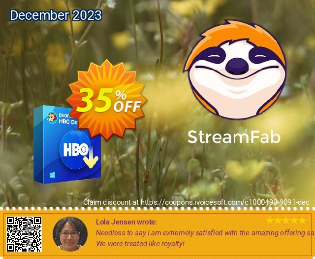 StreamFab HBO Downloader (1 month) discount 35% OFF, 2022 Mother Day promo sales. 40% OFF DVDFab HBO Downloader (1 month), verified