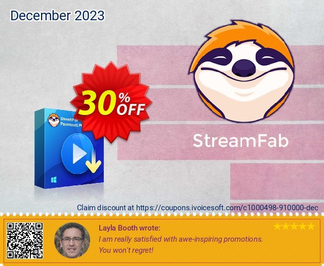 StreamFab Paramount Plus Downloader (1 Year) discount 30% OFF, 2024 Mother's Day offering sales. 31% OFF StreamFab FANZA Downloader for MAC, verified