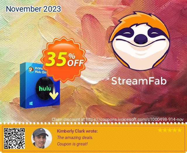 StreamFab Hulu Downloader discount 35% OFF, 2022 African Liberation Day offering sales. 50% OFF DVDFab Hulu Downloader, verified