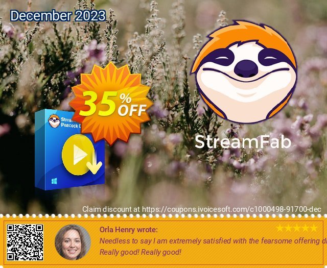 StreamFab Peacock Downloader (1 Month) discount 35% OFF, 2024 World Heritage Day offering sales. 31% OFF StreamFab FANZA Downloader for MAC, verified