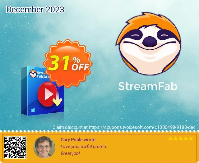 StreamFab FANZA Downloader Lifetime discount 31% OFF, 2024 World Heritage Day sales. 31% OFF StreamFab FANZA Downloader Lifetime, verified