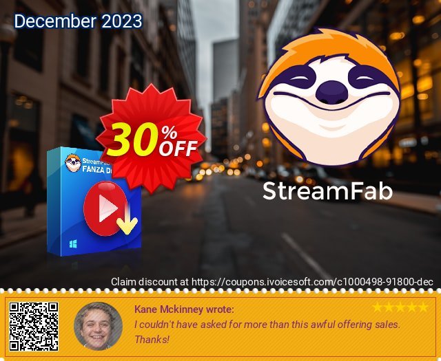 StreamFab FANZA Downloader (1 Month License) discount 30% OFF, 2024 Mother's Day offer. 30% OFF StreamFab FANZA Downloader (1 Month License), verified