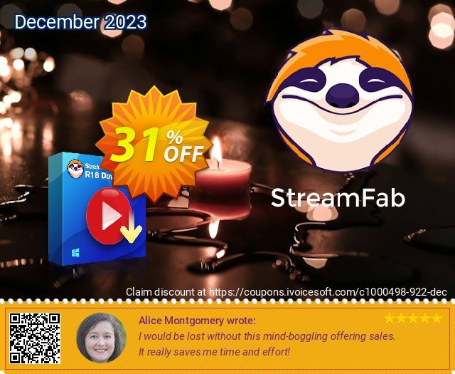 StreamFab R18 Downloader 美妙的 折扣码 软件截图