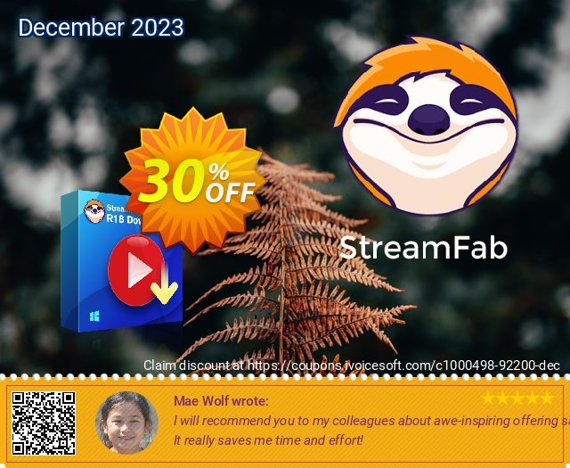 StreamFab R18 Downloader (1 Year License) Exzellent Verkaufsförderung Bildschirmfoto