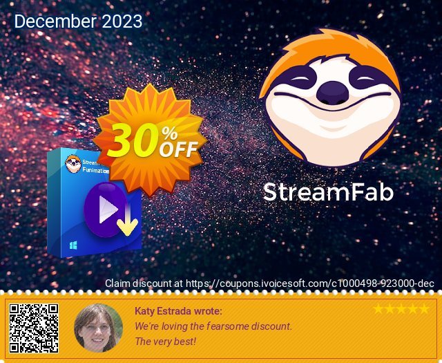 StreamFab Funimation Downloader PRO (1 Year) 惊人的 折扣 软件截图
