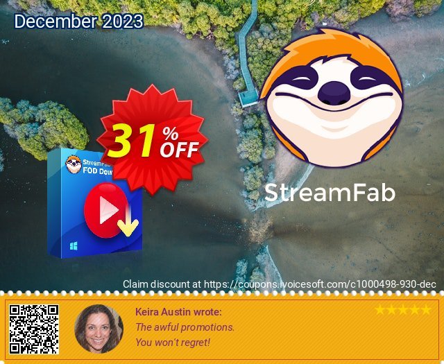 StreamFab FOD Downloader discount 31% OFF, 2024 Mother's Day offering sales. 31% OFF StreamFab FOD Downloader, verified