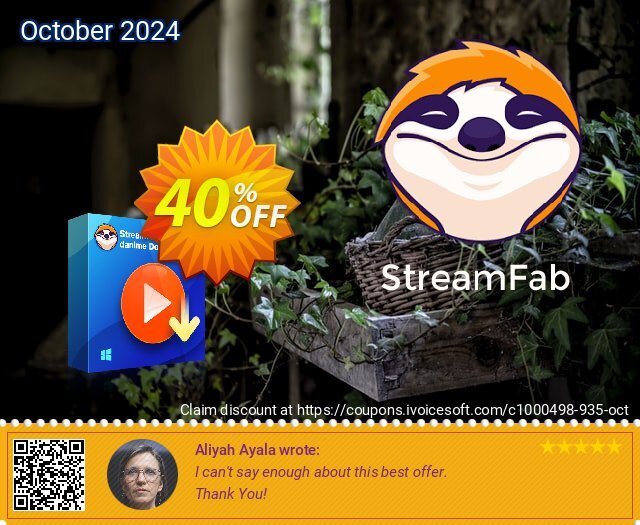 StreamFab danime Downloader discount 40% OFF, 2024 National Savings Day offer. Limited Time Offer&#65306;15% OFF