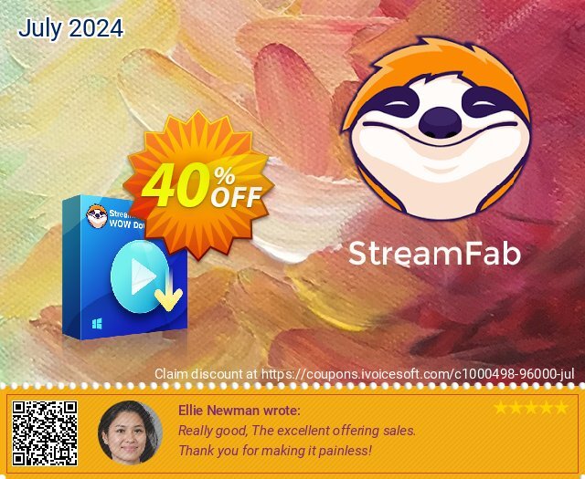 StreamFab WOW Downloader (Lifetime License) discount 40% OFF, 2024 Talk Like a Pirate Day promo sales. 40% OFF StreamFab WOW Downloader (Lifetime License), verified