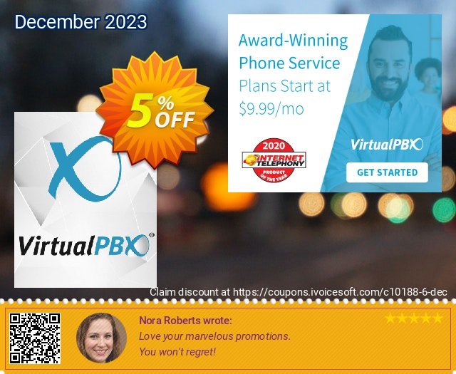 VirtualPBX 500 (Unlimited Users) discount 5% OFF, 2024 April Fools' Day offering sales. 5% OFF VirtualPBX 500 (Unlimited Users), verified