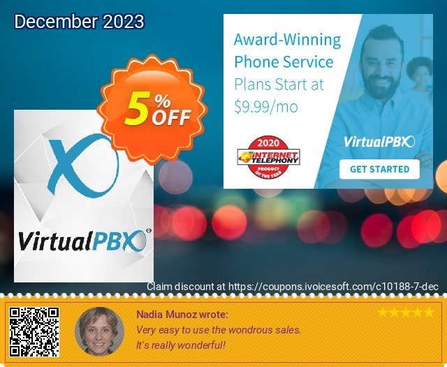 VirtualPBX 1000 (Unlimited Users) discount 5% OFF, 2024 Easter Day offering sales. 5% OFF VirtualPBX 1000 (Unlimited Users), verified