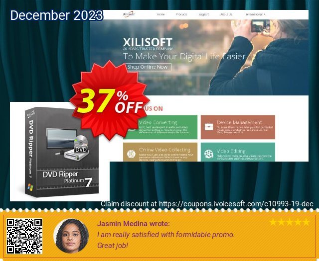 Xilisoft DVD Ripper Platinum 令人印象深刻的 折扣 软件截图
