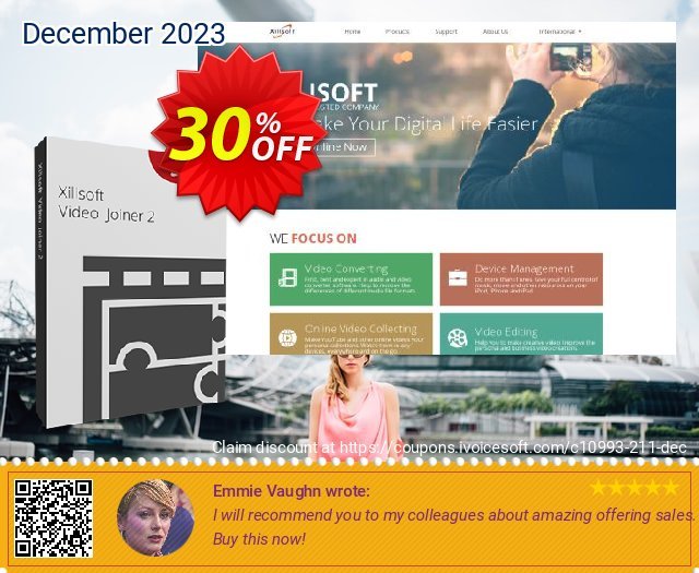 Xilisoft Video Joiner discount 30% OFF, 2024 April Fools' Day discount. 30OFF Xilisoft (10993)