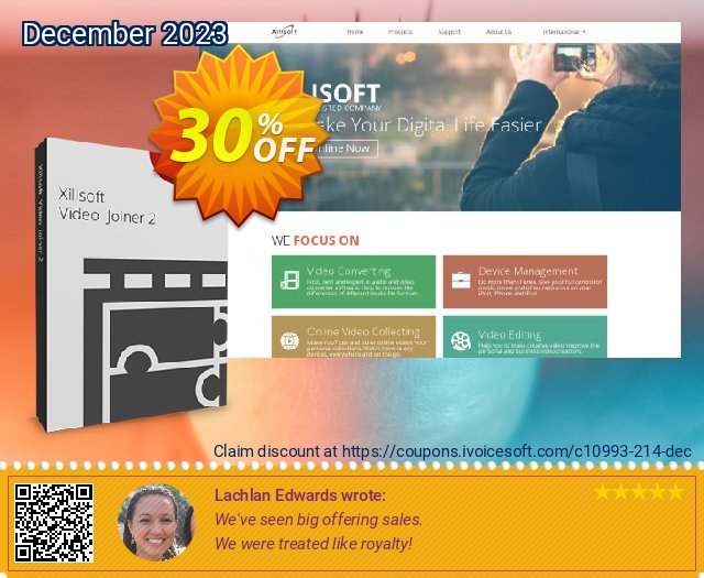 Xilisoft Video Joiner for Mac discount 30% OFF, 2024 Spring offering deals. 30OFF Xilisoft (10993)