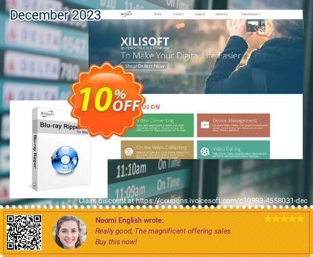 Xilisoft Blu-ray Ripper for Mac 最 产品销售 软件截图