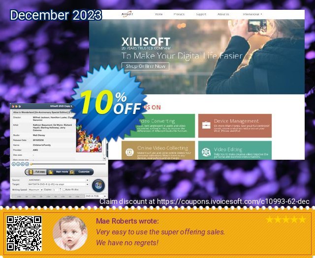 Xilisoft DVD Copy for Mac  경이로운   가격을 제시하다  스크린 샷