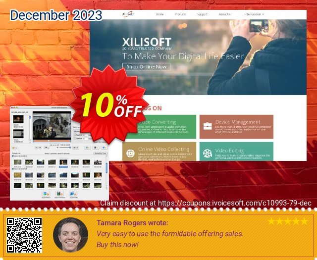 Xilisoft DVD Snapshot for Mac 令人敬畏的 产品销售 软件截图