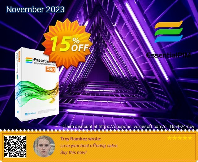 EssentialPIM Pro Business (Lifetime License) discount 15% OFF, 2022 Autumn offering sales. EssentialPIM EPIM coupon (11654)